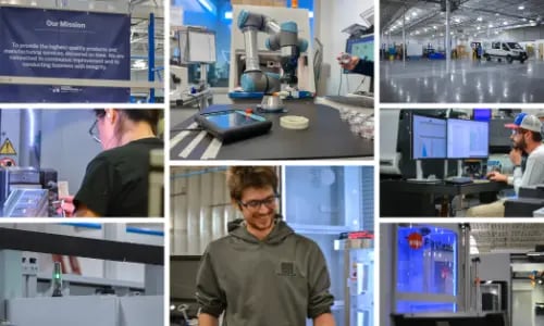 Collage of Hirsh Precision team