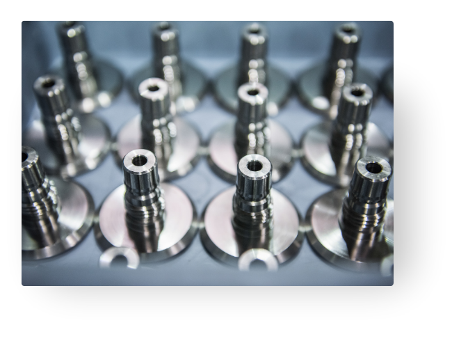Stainless steel parts after citric acid passivation