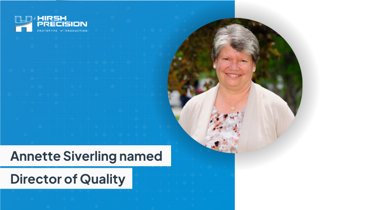 PR - Annette Siverling named Director of Quality