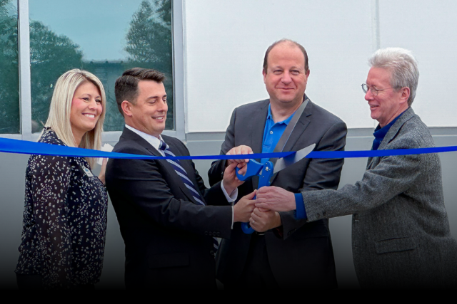 Hirsh Precision's ribbon cutting ceremony